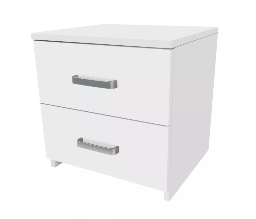 Nachttafel Nelson Wit Nachtkastje Nelson wit hout