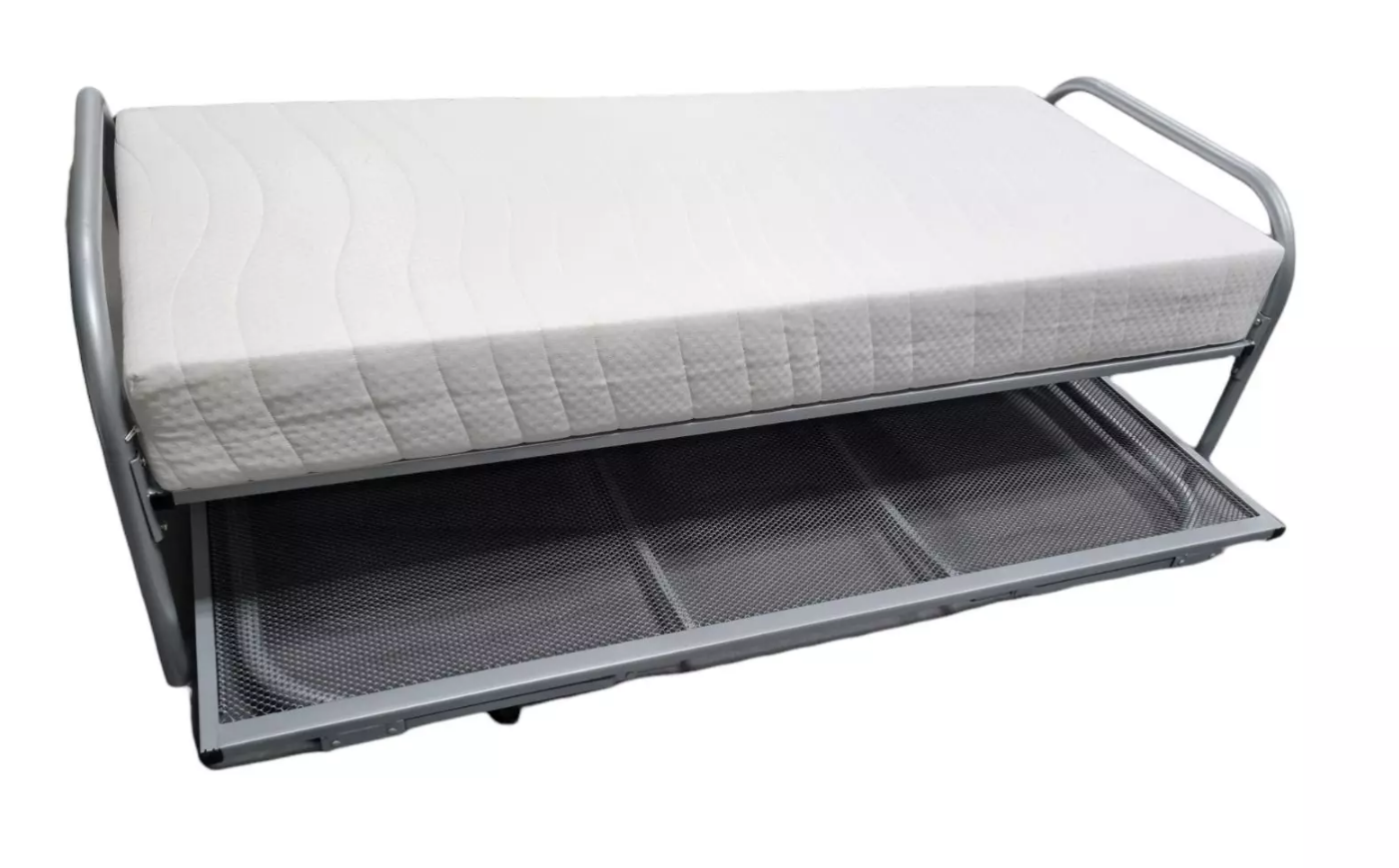 2 Onderschuifbed Dubbel Divan met dwarsgespannen bodem (extra stevig)