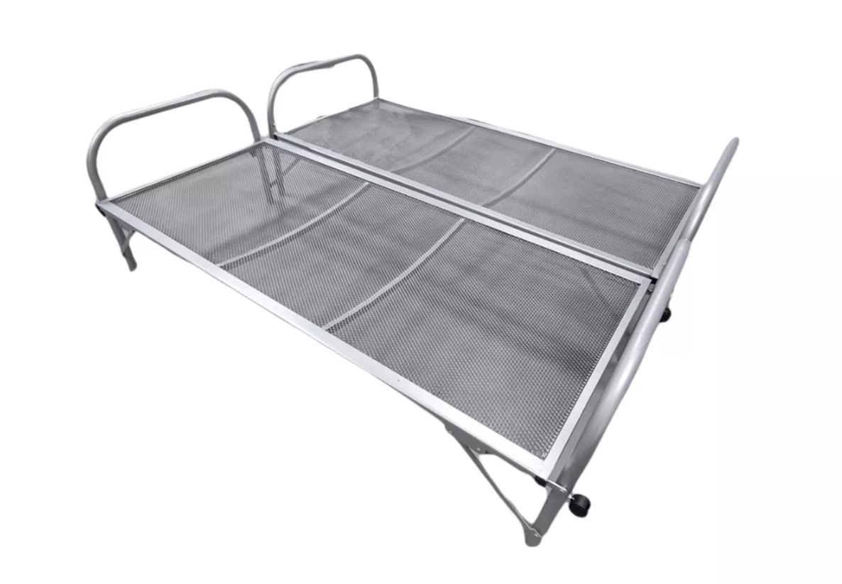 4 Onderschuifbed Dubbel Divan met dwarsgespannen bodem (extra stevig) - Afbeelding 4